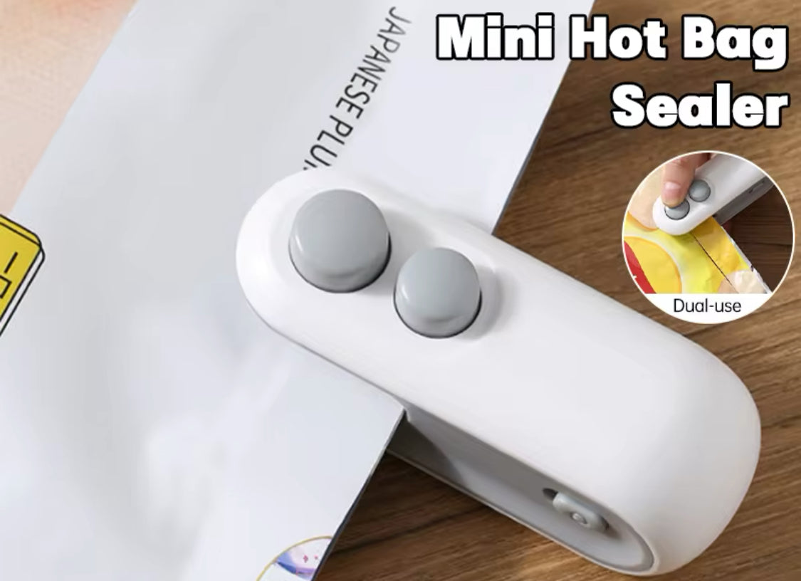 Rechargeable Plastic Bag Sealing Machine, 2 In 1 Mini Heat Bag Sealing Machine, Handheld Plastic Bag Heat Sealer Rechargeable Plastic Bag Sealing Machine, 2 In 1 Mini Heat Bag Sealing Machine, Handheld Plastic Bag Heat Sealer